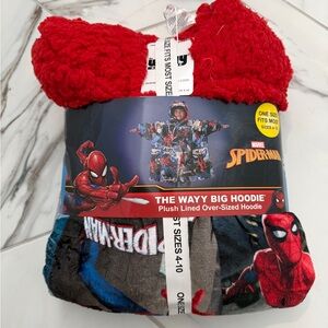 Marvel Spider-Man "The Wayy Big Hoodie" Plush Lined Oversized Hoodie